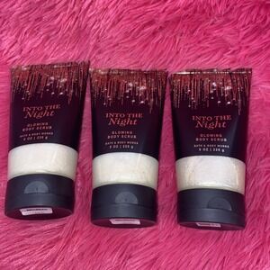 3x Bath‎ & Body Works Into The Night Glowing Body Scrub 8 oz NEW